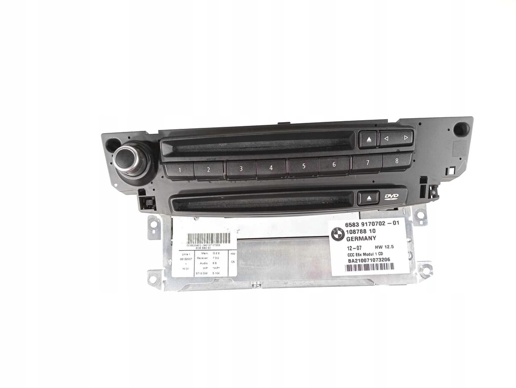 BMW E60 E61 LIFT cititor radio navigatie 9170702 Product image