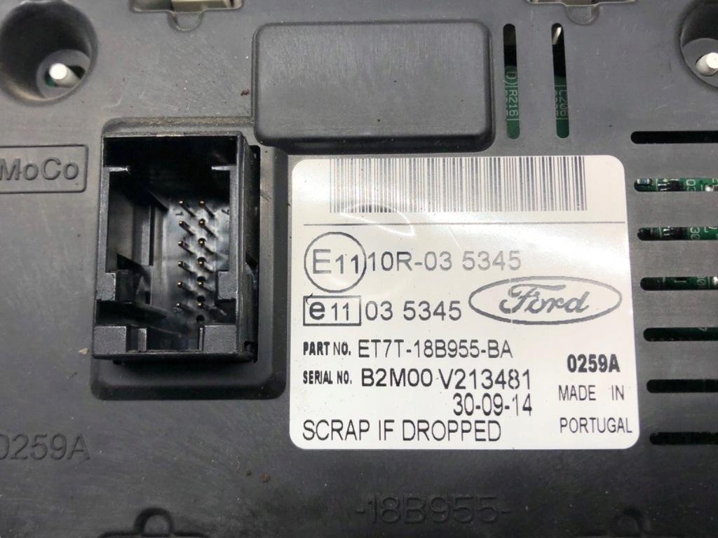 DISPLAY FORD TRANSIT COURIER ET7T-18B955-BA Product image
