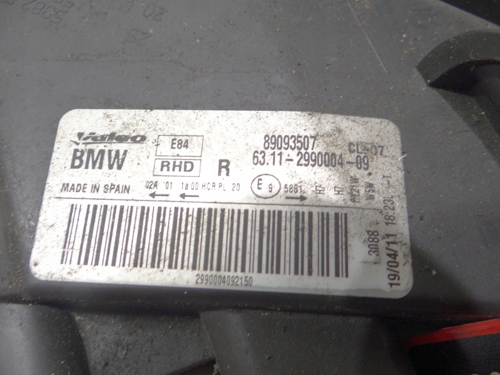 LAMPA DREAPTA BMW X1 E84 OE 2990004 Product image