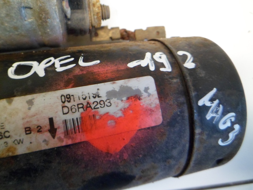 OPEL ASTRA H 1.4 16V STARTER 09115192 D6RA293 Product image