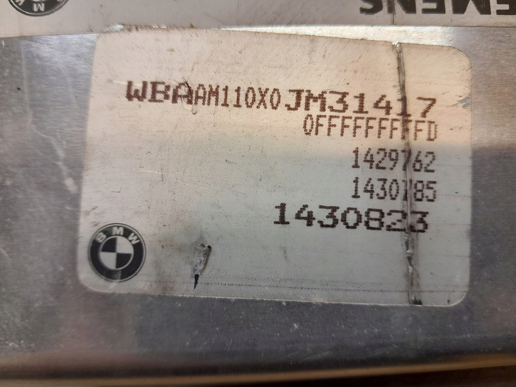 CONTROLLER MOTOR BMW 3 E46 320 I 1430823 Product image