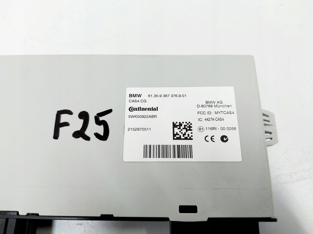 BMW X3 F25 15 ani Modul controler CAS 9367376 Product image