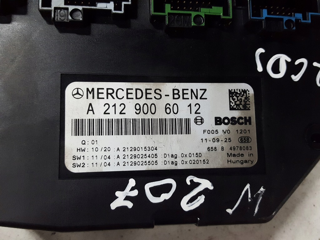 MERCEDES E W207 09 - 2.2 CDI CUTIE MODUL SAM Product image