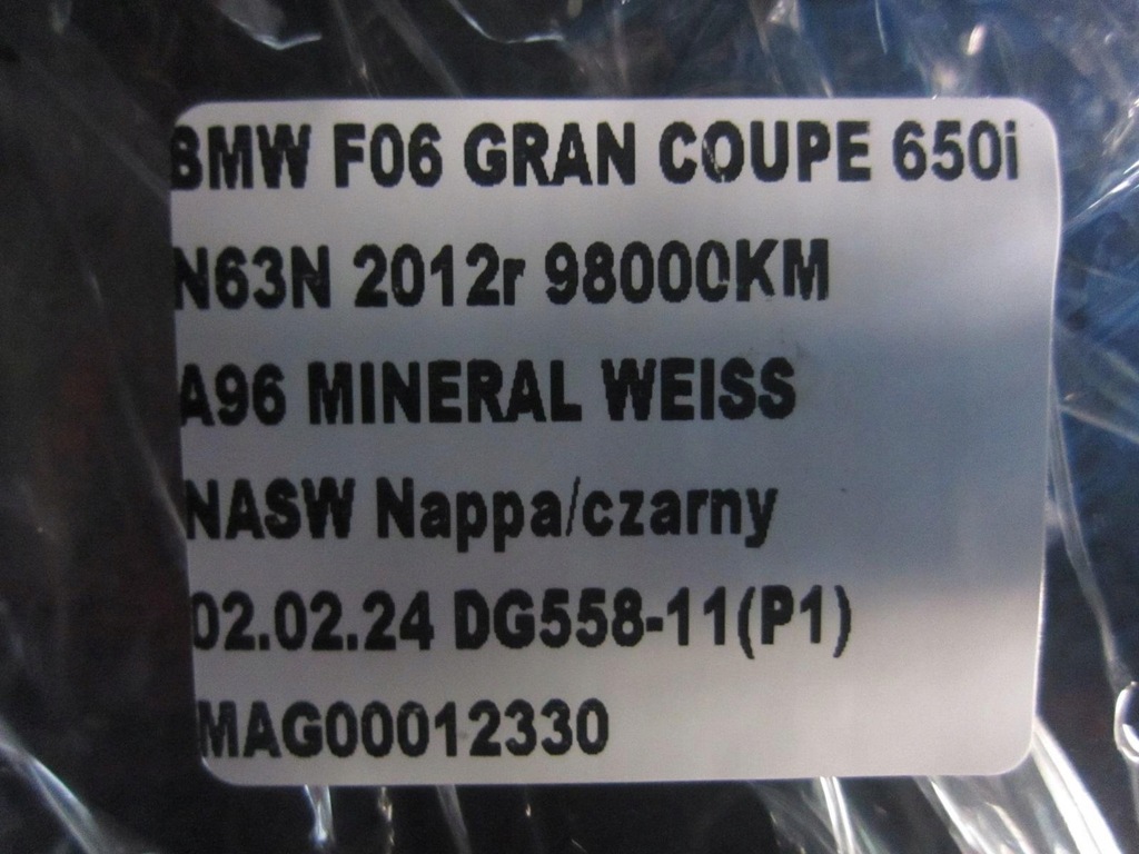BMW 6 F06 F12 F13 CONTOR CEAS AFIS 62306815501 9249965 Product image