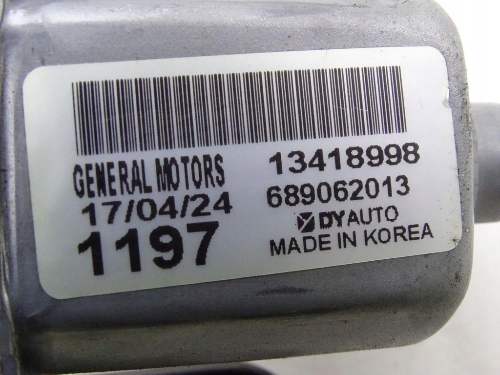 OPEL ASTRA K 15-22 MOTOR STERGATOR SPATE COMBI 13418998 Product image