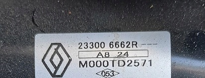 RENAULT CAPTUR I LIFT STARTER 1.3 TCE 233006662R Product image
