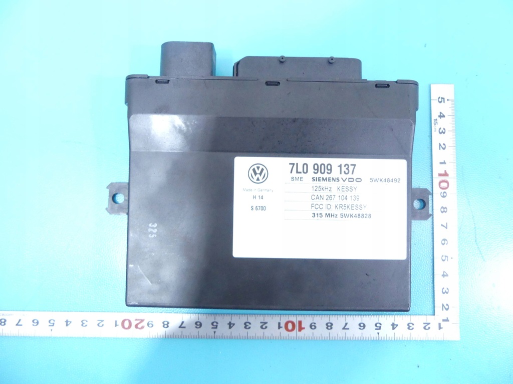 CONTROLLER KESSY MODULE VW TOUAREG I 7L 7L0909137 Product image
