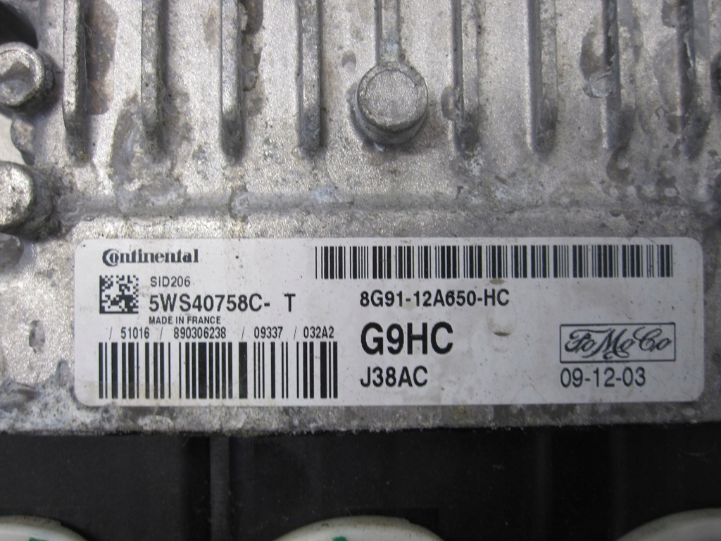 Ford S-MAX MK1 și 10R Controller de motor computer 8G91-12A650-HC Product image