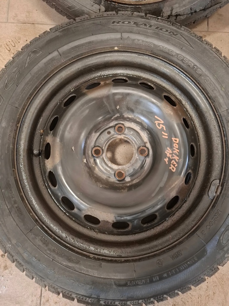 ANVELOPE DACIA DOKKER 17-21 CU JANTE 185/65R15 (6JX15) Product image