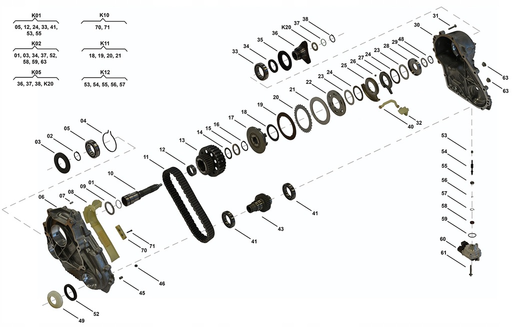 CAZĂ TRANSFER MOTOR BMW ATC 450 xDrive Product image