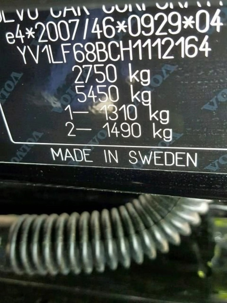 Volvo XC90 2017 Senzori de ploaie Product image
