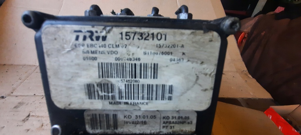 ABS CONTROLLER POMPA PEUGEOT 407 2.0 HDI 15732101 Product image