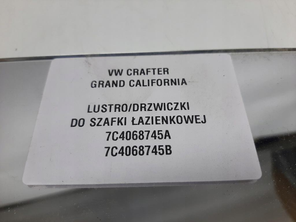 VW CRAFTER GRAND CALIFORNIA UȘĂ CABIN OGLINZĂ 7C4068745A Product image