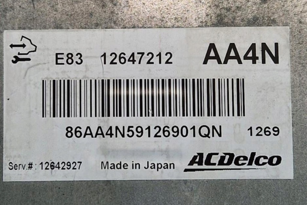 Opel Astra J 12647212 1.6L Diesel 121KW 2011 COMPUTER MOTOR Product image