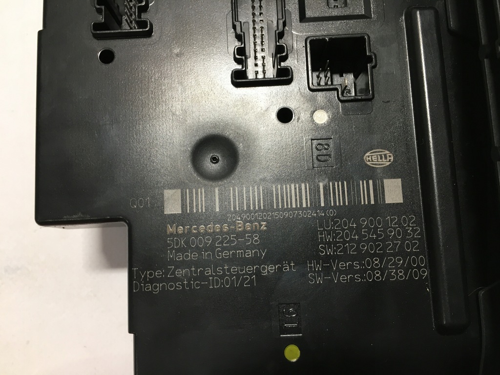MODUL CONTROLLER SAM MERCEDES W204 2.2 CDI Product image