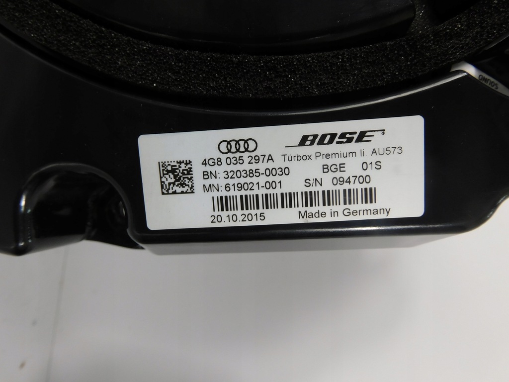 Audi A7 Sistemul de sunet de ridicare 4G gol Product image