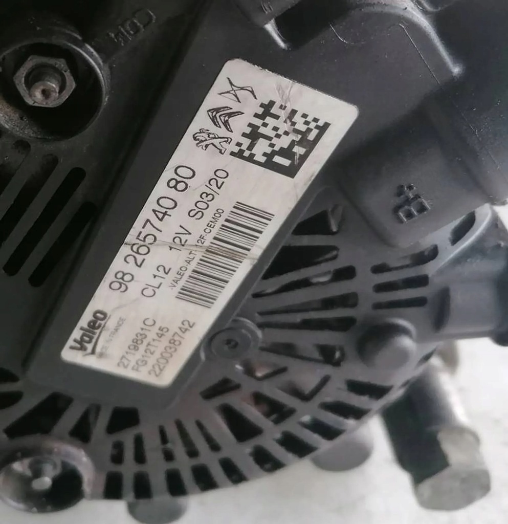 CITROEN C4 04- ALTERNATOR 9826574080 Product image