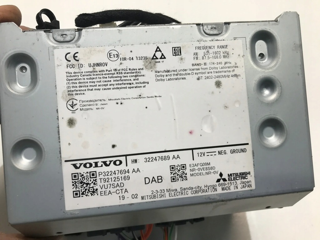Volvo XC40 V60 S60 XC60 2020 RADIO NAVIGARE GPS 32247694 32247689 AA Product image