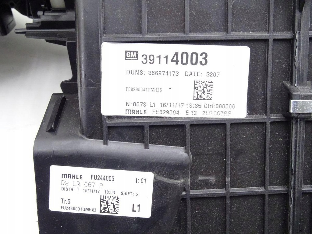 OPEL ASTRA K 15-22 CARCASA INCALZITORE ENGLEZA 13433075 13279150 39114003 Product image