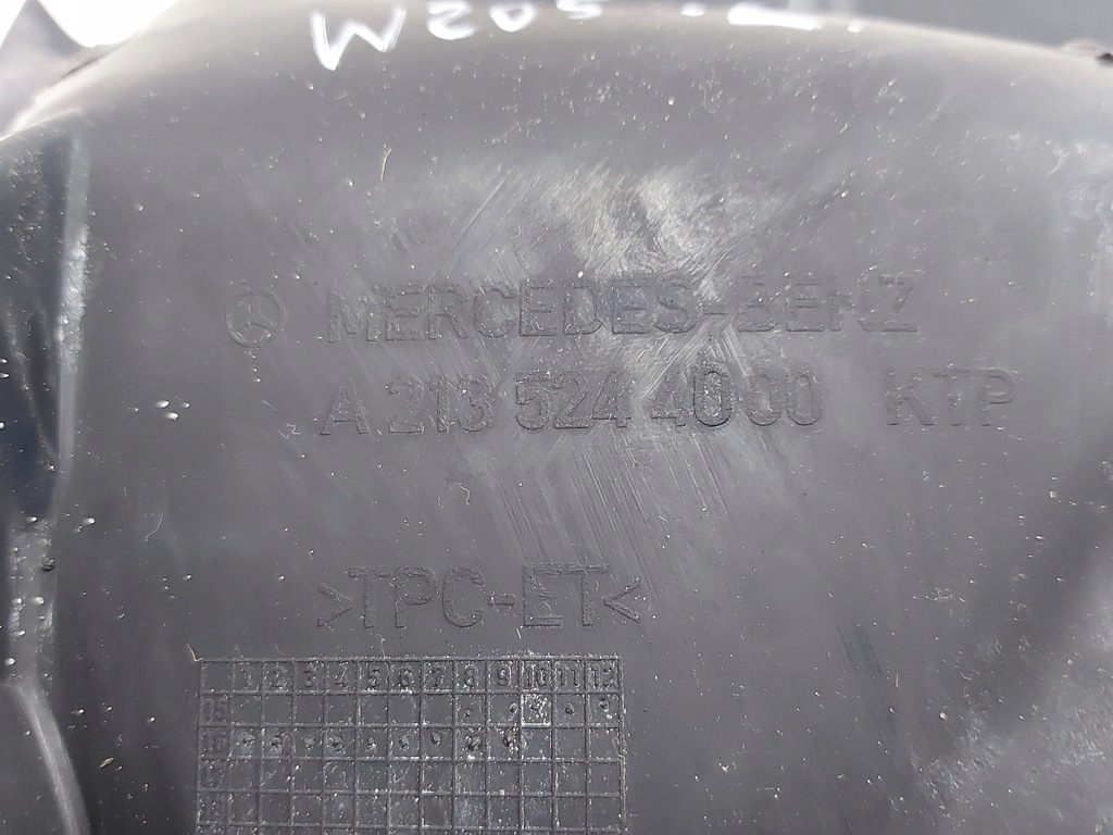 MERCEDES W205 Capac transmisie cremalieră de direcție 17 ani Product image