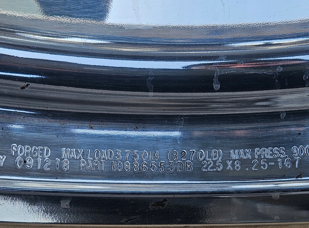 Jantă Alu 8,25x22,5 Alcoa Dura-Bright EVO Product image