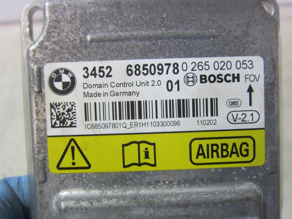 BMW X3 F25 USA MODUL CONTROLLER AIRBAG ICM 6850978 34526851285 34526850978 Product image