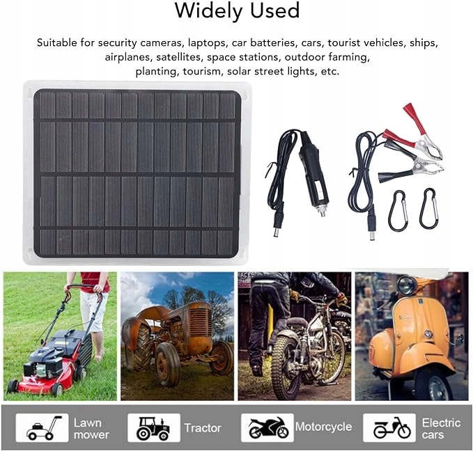 PANOU SOLAR / ÎNCĂRCĂTOR SOLAR 20W 12V PENTRU MAȘINĂ Garosa DUPĂ RETURNARE Product image