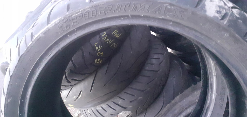 SET anvelopa DUNLOP SPORTMAX HARLEY D. 180/55ZR18 + 120/70ZR19 D207 D208 Product image
