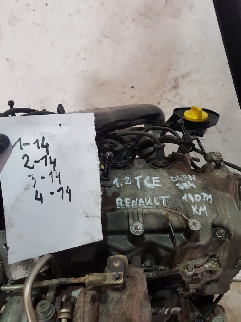 MOTOR D4FH784 RENAULT CLIO III MODUS 1.2 TCE 100KM 140K CP Product image