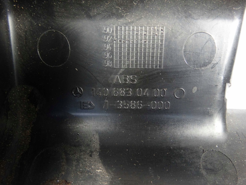 Mercedes W140 TUNEL CENTRAL ASHTRAY INSERT Product image
