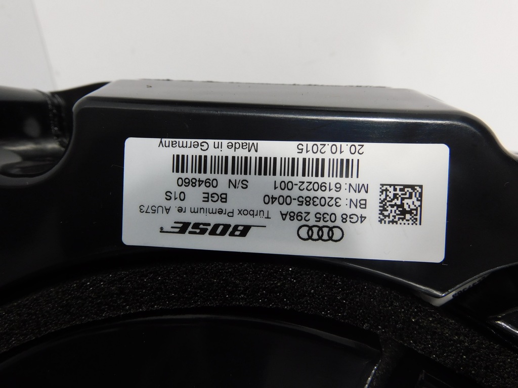 Audi A7 Sistemul de sunet de ridicare 4G gol Product image