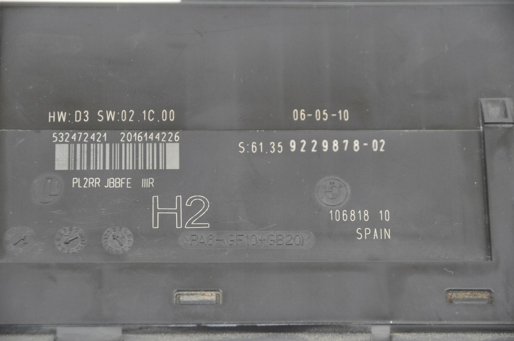 BMW E90 MODUL CONFORT PL2 JBBFE IIIR H2 9229878 Product image