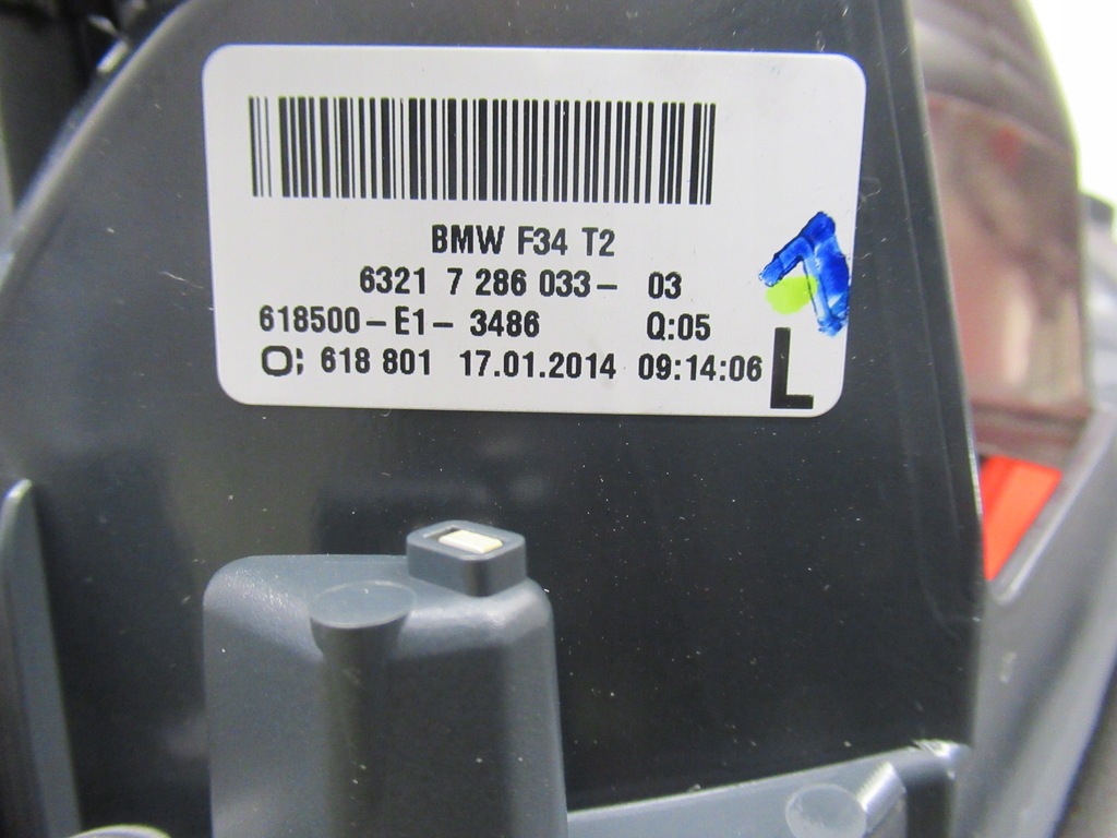 BMW F34 Lampa stângă a lămpii din spate 7286033 Product image