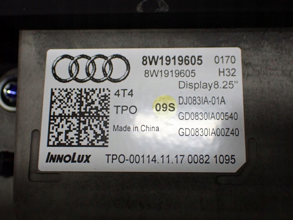 Navi Navi Facrycha Org 8W1919605 8W5035035B AUDI A4 B9 8W 18R Product image