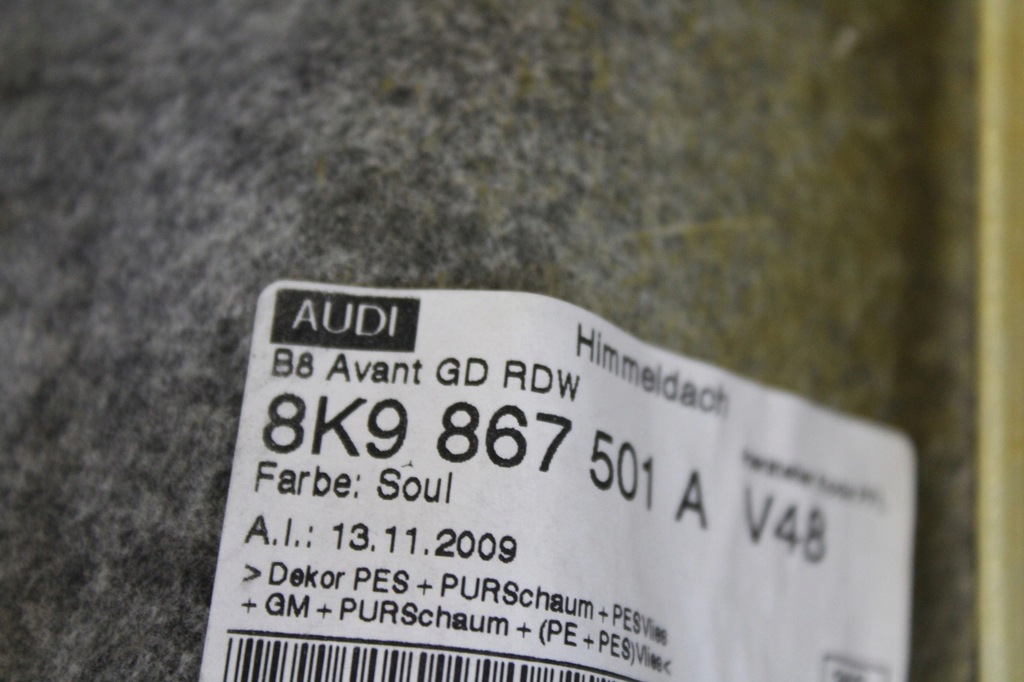 Cap de cap Audi A4 B8 8K9867501A S-Line Product image