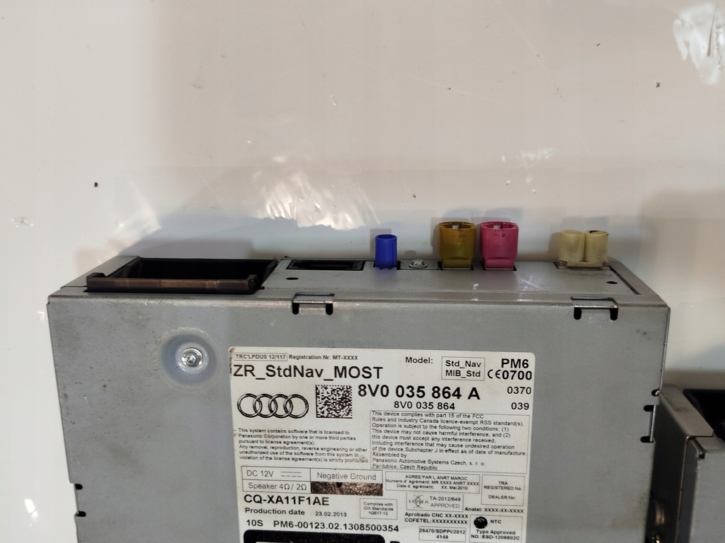 CITITOR DE NAVIGAȚIE AUDI A3 8V 8V0035864A FUNCȚIONAL, LEGAL! Product image