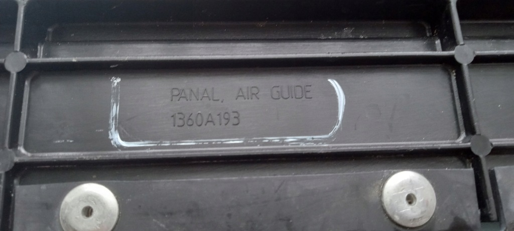 CAPAC RADIATOR VOLANT MITSUBISHI 1360A193 Product image
