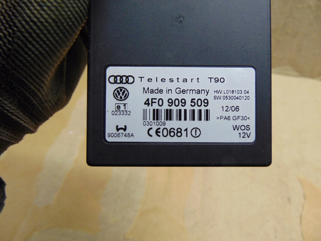 MODUL CONTROLLER WEBASTO TELESTART T90 4F0909509 Product image