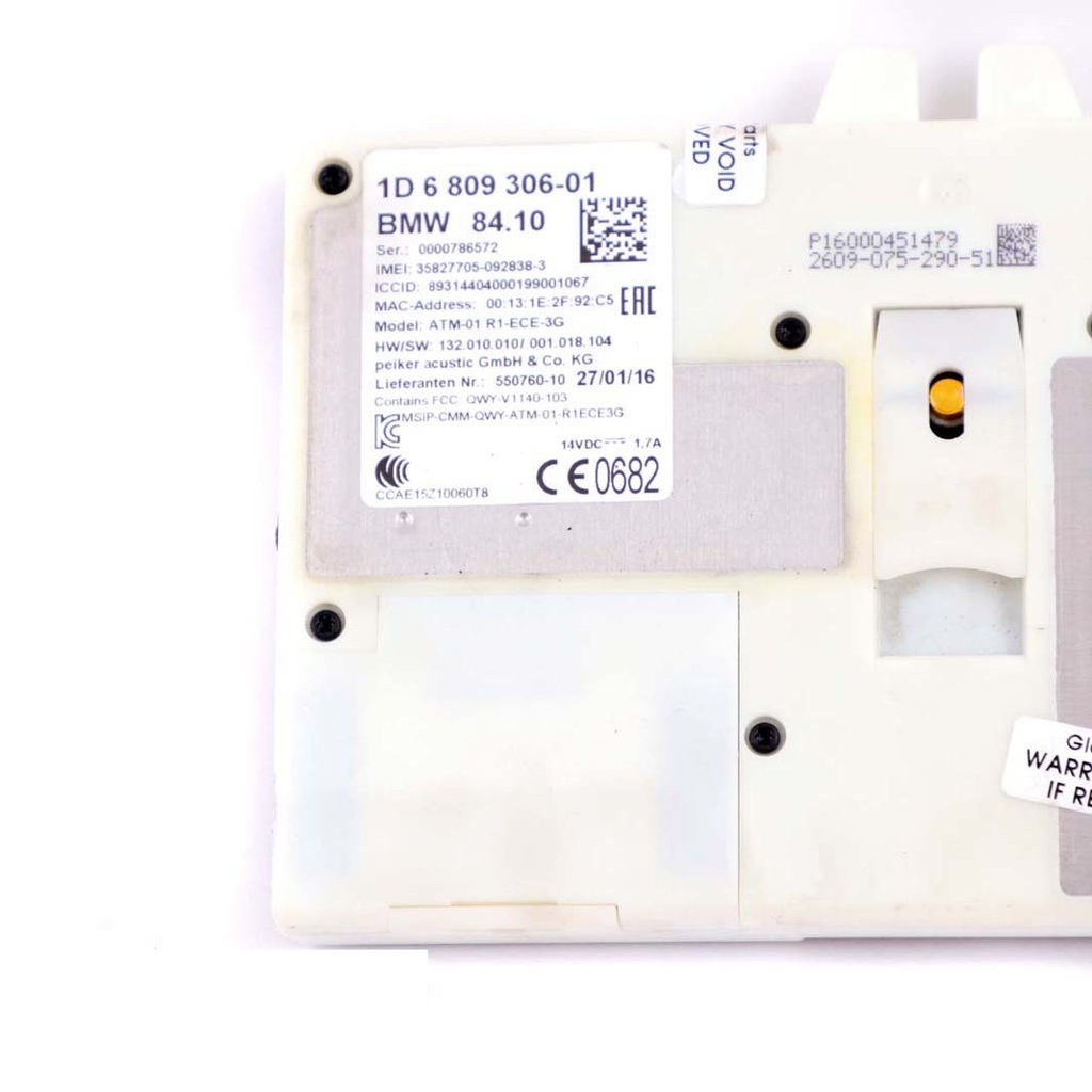 BMW X1 F30 LCI F48 Module Telematic ATM ECE 3G 6809306 Modul Product image