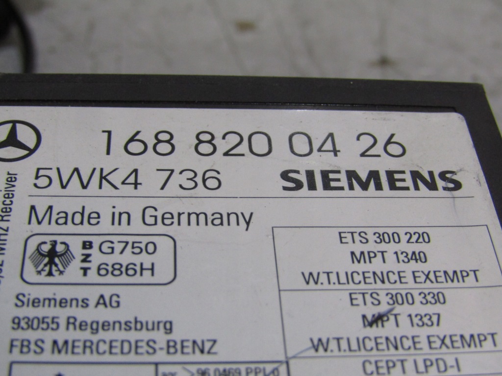 KIT STARTER MERCEDES W168 1.7 1688200426 0275459632 Product image