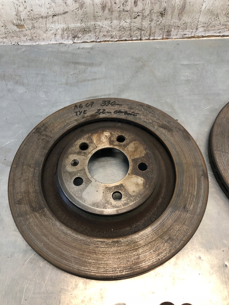 Frâne din spate Audi A6 C7 Clemps Brembo Discuri 330mm Blocuri originale Product image
