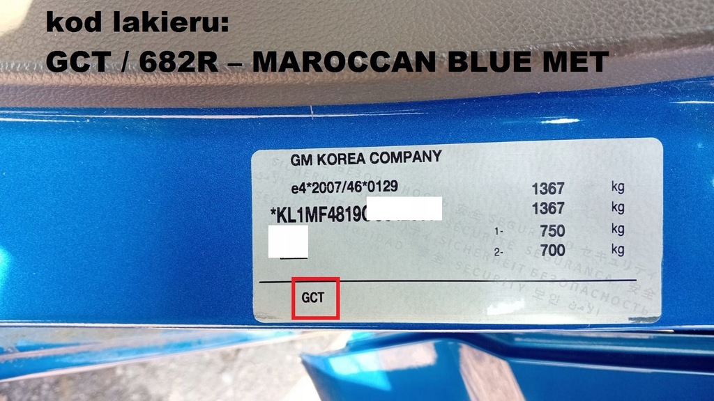 BARA BARĂ SPATE GCT CHEVROLET SPARK III M300 09-13 Product image