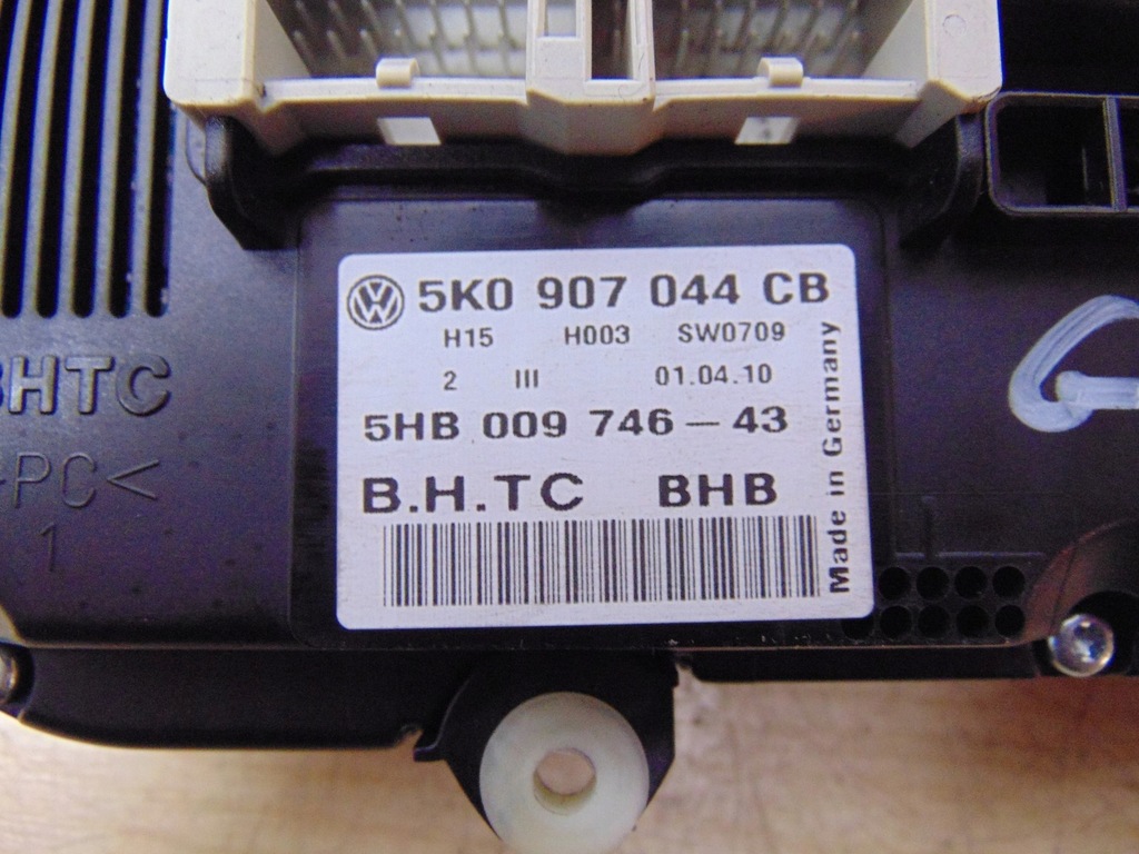 PANOUL DE CONTROL VW GOLF VI 5K0907044CB Product image