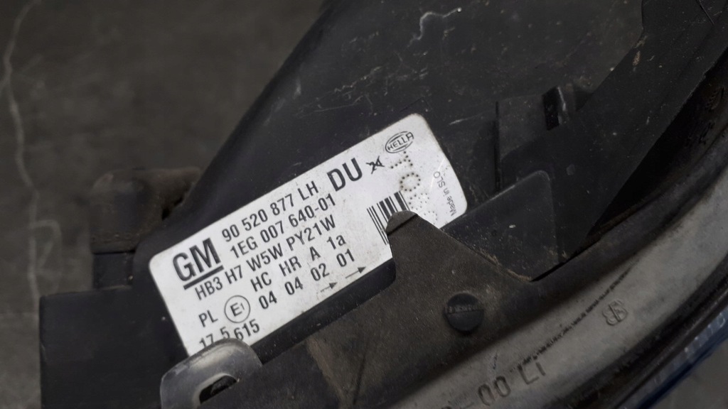 90520877 LEWY FAVER OPEL ASTRA II G HELLA Product image