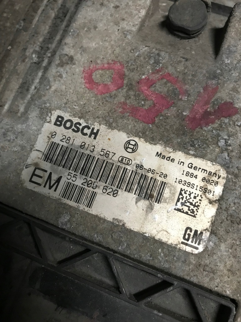 Opel Zafira B 1.9 CDTI Controller Computer 55205620 EM Product image