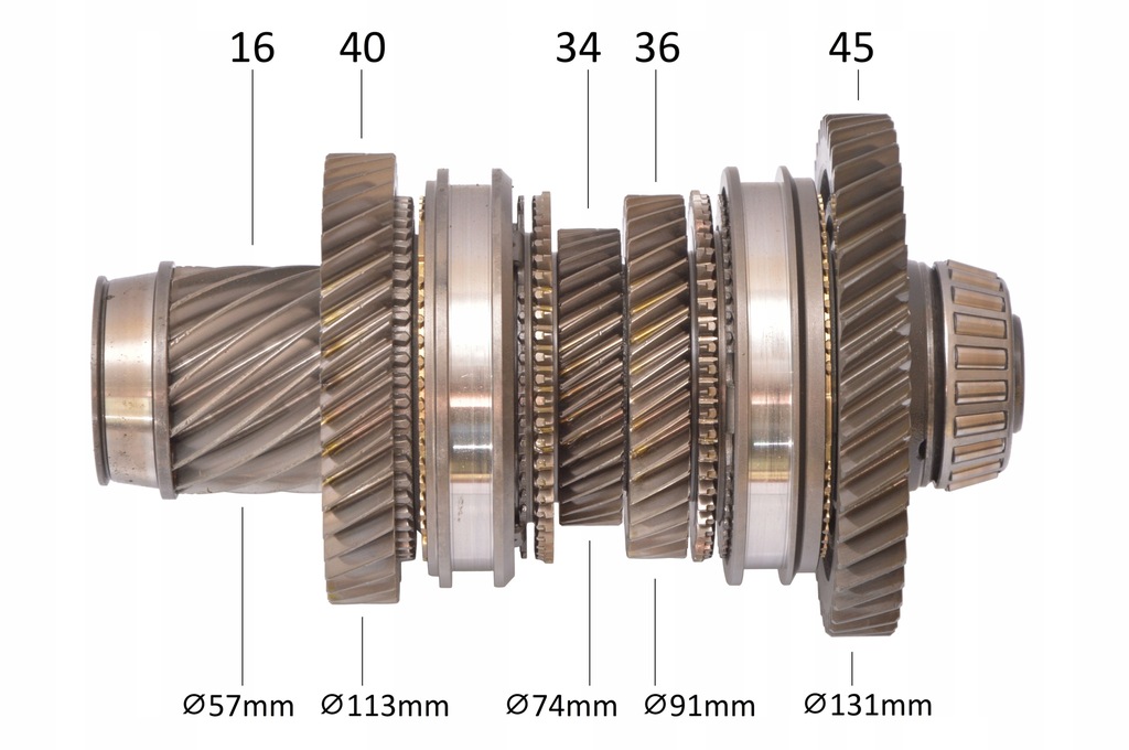 Arborele de transmisie 02E DQ250 DSG VW AUDI Product image