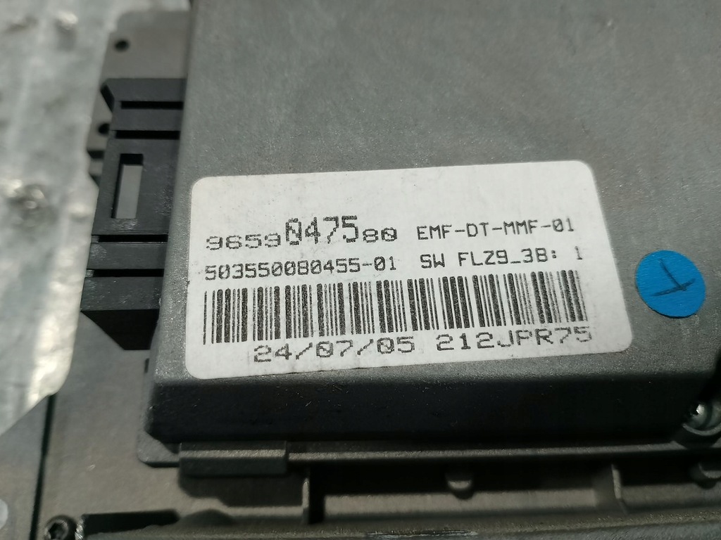DISPLAY RADIO PEUGEOT 307 SW 9659047580 Product image