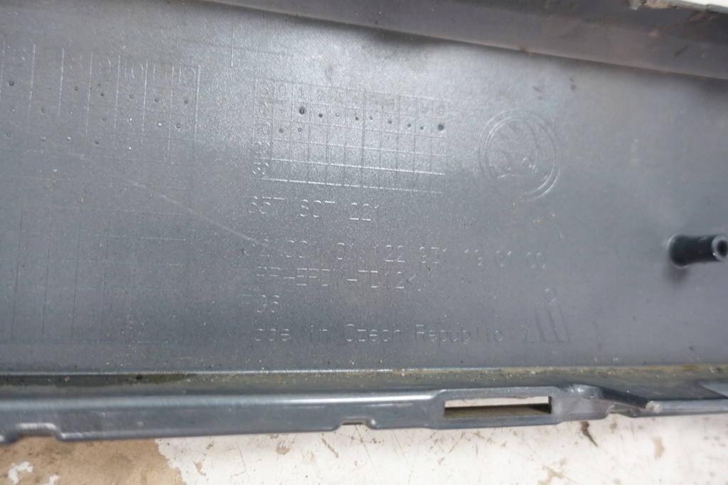 Skoda Scala 657 2019- Bara de protecție față frontală 657807221 Product image