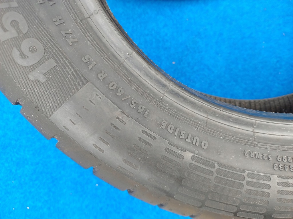 PERECHE ANVELOPE VARA CONTINENTAL 165 60 15 77H R15 6.80mm 2018 AN BDB Product image
