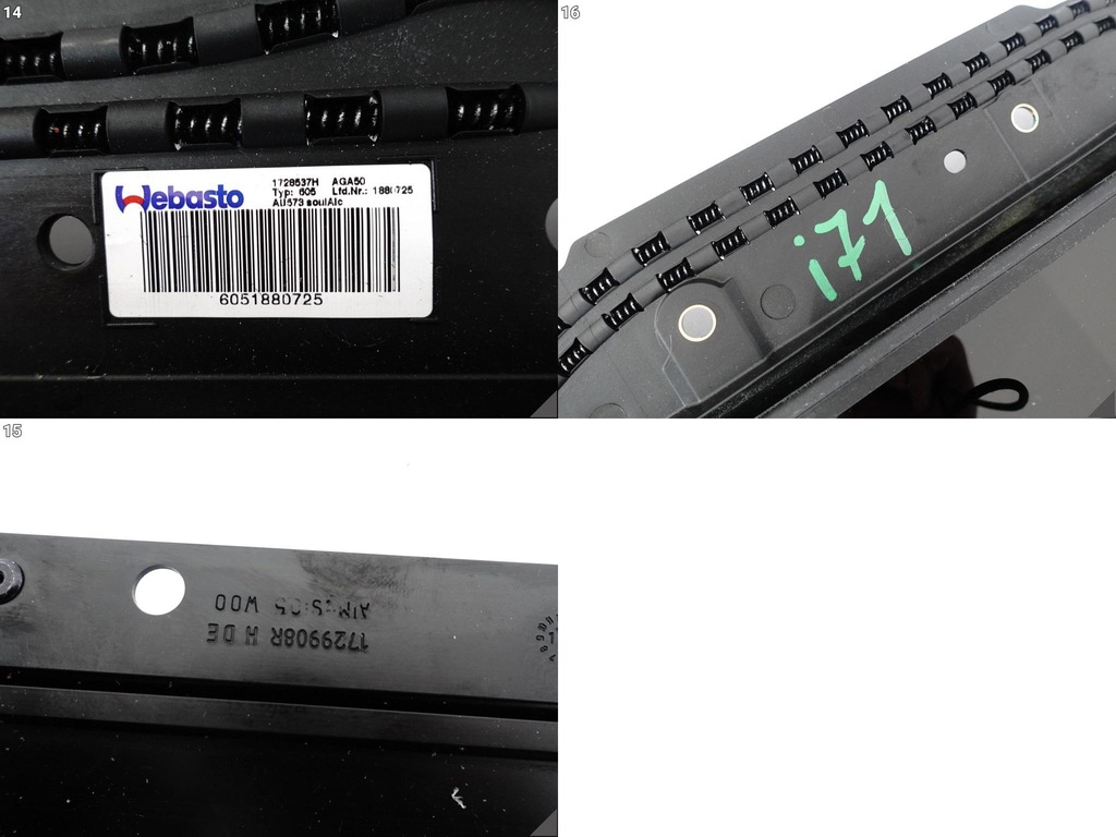 AUDI RS7 S7 A7 C7 4G8 10-18 RIFACARE TRAPA MOTOR ROLABIL ROTUL ALCANTARA CAPAC Product image